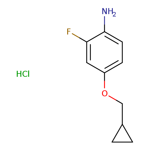 4-(cyclopropylmethoxy)-2-fluoroaniline hydrochloride