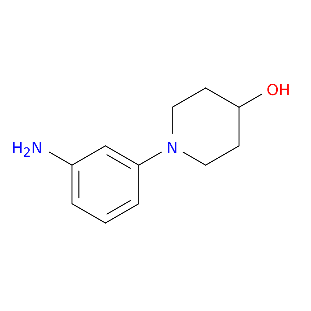 1-(3-Aminophenyl)piperidin-4-ol