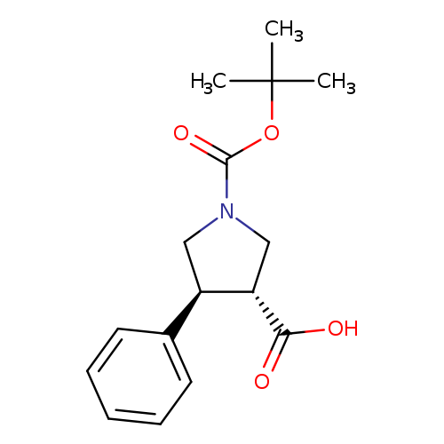 trans-1-(tert-Butoxycarbonyl)-4-phenylpyrrolidine-3-carboxylic acid