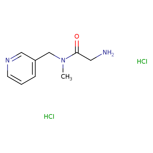 2-amino-N-methyl-N-(pyridin-3-ylmethyl)acetamide dihydrochloride