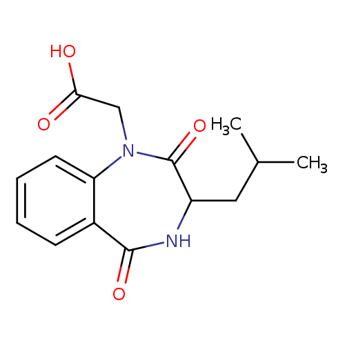 2-[3-(2-methylpropyl)-2,5-dioxo-2,3,4,5-tetrahydro-1H-1,4-benzodiazepin-1-yl]acetic acid