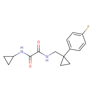 N'-cyclopropyl-N-{[1-(4-fluorophenyl)cyclopropyl]methyl}ethanediamide