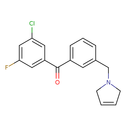 (3-Chloro-5-fluorophenyl)(3-((2,5-dihydro-1H-pyrrol-1-yl)methyl)phenyl)methanone