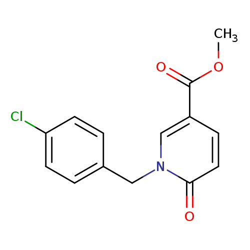 methyl 1-[(4-chlorophenyl)methyl]-6-oxo-1,6-dihydropyridine-3-carboxylate