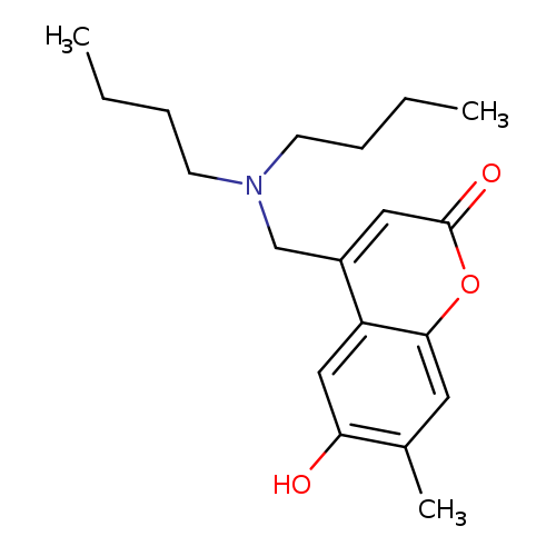 4-[(dibutylamino)methyl]-6-hydroxy-7-methyl-2H-chromen-2-one