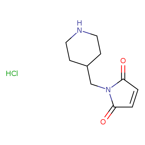 1-(Piperidin-4-ylmethyl)-2,5-dihydro-1H-pyrrole-2,5-dione hydrochloride