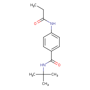 N-(tert-butyl)-4-(propionylamino)benzamide