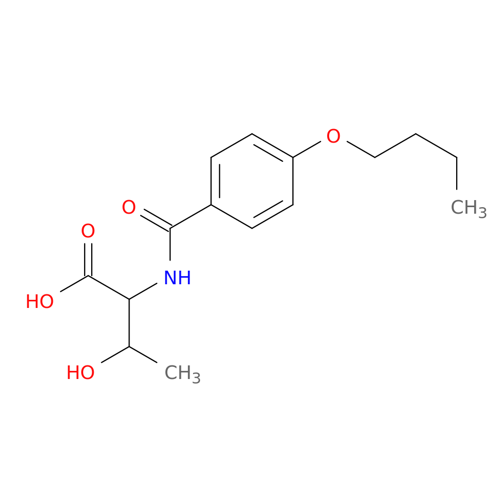 2-[(4-butoxyphenyl)formamido]-3-hydroxybutanoic acid
