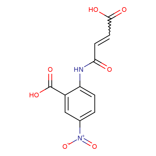 2-(3-carboxyprop-2-enamido)-5-nitrobenzoic acid