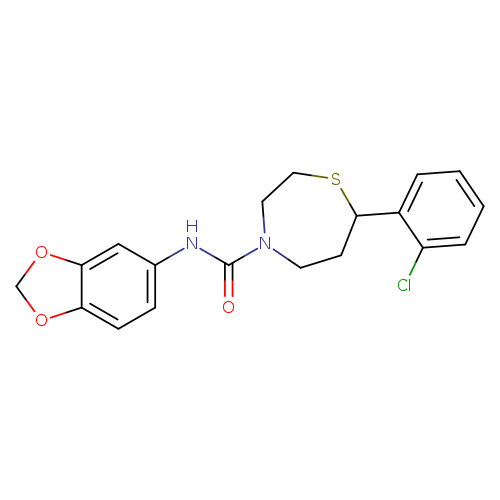 N-(2H-1,3-benzodioxol-5-yl)-7-(2-chlorophenyl)-1,4-thiazepane-4-carboxamide