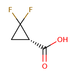 Cyclopropanecarboxylic acid, 2,2-difluoro-, (1S)-