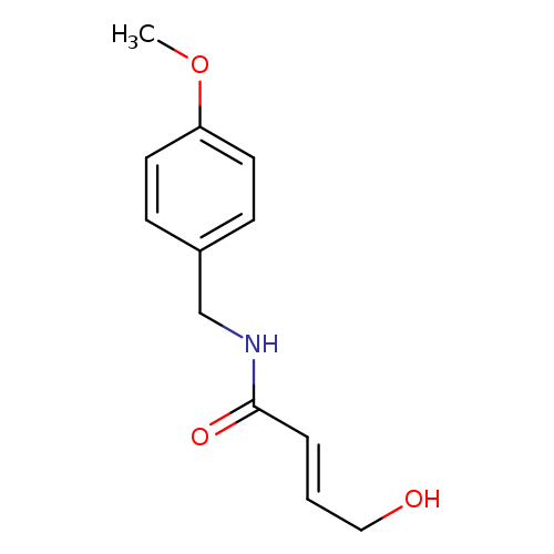 (2E)-4-Hydroxy-N-[(4-methoxyphenyl)methyl]but-2-enamide