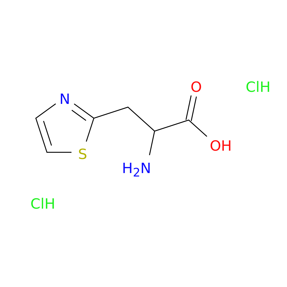 2-amino-3-(1,3-thiazol-2-yl)propanoic acid dihydrochloride