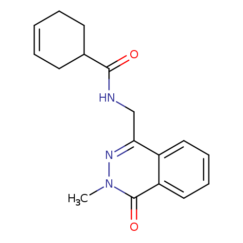 N-[(3-methyl-4-oxo-3,4-dihydrophthalazin-1-yl)methyl]cyclohex-3-ene-1-carboxamide