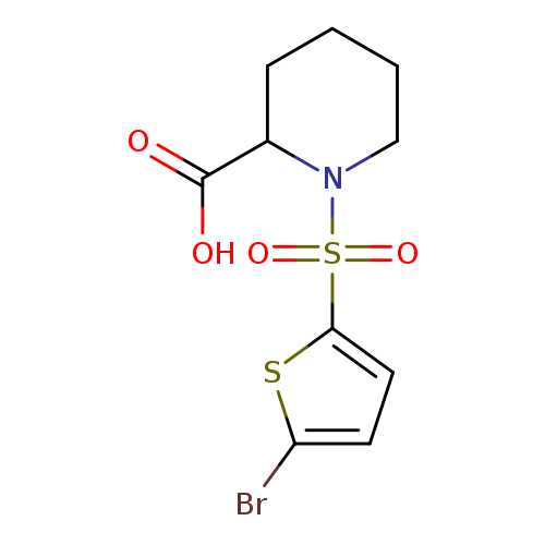 1-[(5-Bromothien-2-yl)sulfonyl]piperidine-2-carboxylic acid