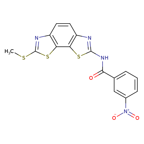 N-[11-(methylsulfanyl)-3,12-dithia-5,10-diazatricyclo[7.3.0.0^{2,6}]dodeca-1(9),2(6),4,7,10-pentaen-4-yl]-3-nitrobenzamide