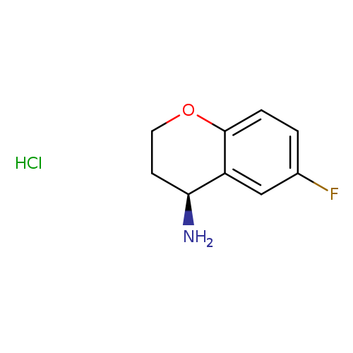 2H-1-Benzopyran-4-amine, 6-fluoro-3,4-dihydro-, hydrochloride (1:1), (4S)-