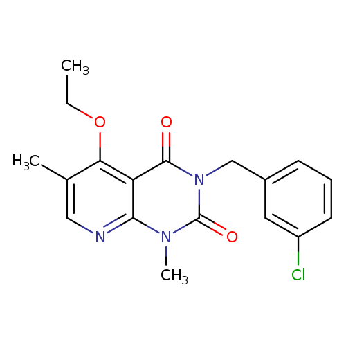 3-[(3-chlorophenyl)methyl]-5-ethoxy-1,6-dimethyl-1H,2H,3H,4H-pyrido[2,3-d]pyrimidine-2,4-dione