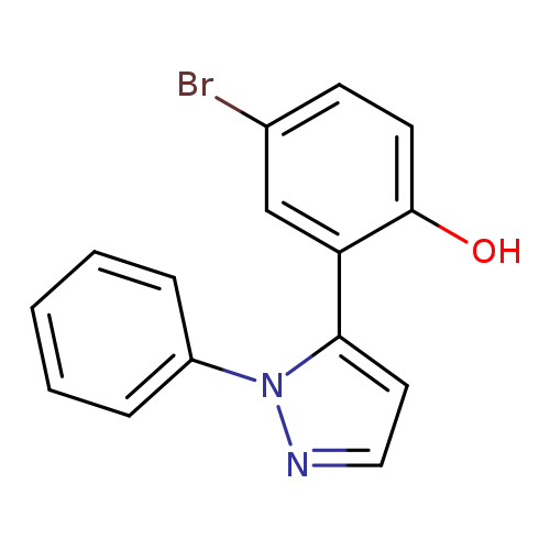 Phenol,4-bromo-2-(1-phenyl-1H-pyrazol-5-yl)-
