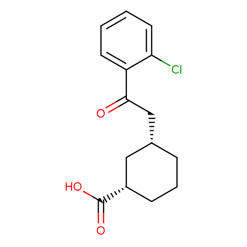 cis-3-[2-(2-Chlorophenyl)-2-oxoethyl]cyclohexane-1-carboxylic acid