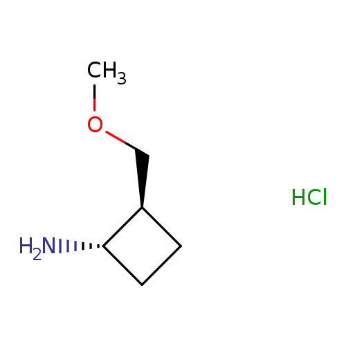 2-(methoxymethyl)cyclobutan-1-amine hydrochloride