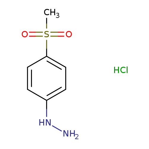 Hydrazine, [4-(methylsulfonyl)phenyl]-, hydrochloride (1:1)