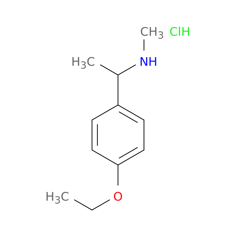 Benzenemethanamine, 4-ethoxy-N,α-dimethyl-, hydrochloride (1:1)