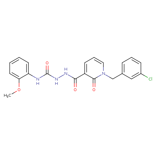 1-[(3-chlorophenyl)methyl]-N-{[(2-methoxyphenyl)carbamoyl]amino}-2-oxo-1,2-dihydropyridine-3-carboxamide