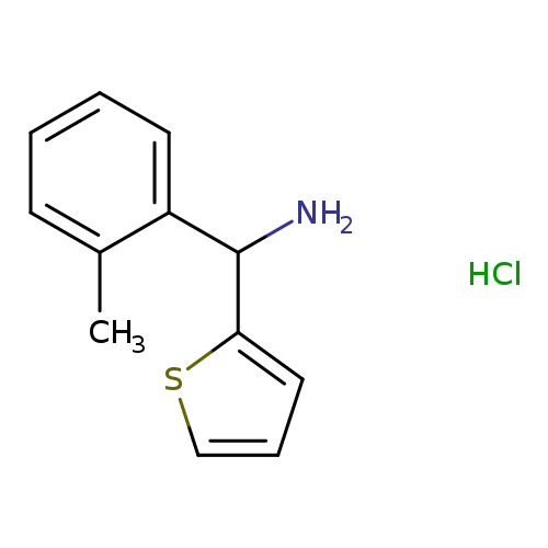 [(2-methylphenyl)(2-thienyl)methyl]amine hydrochloride