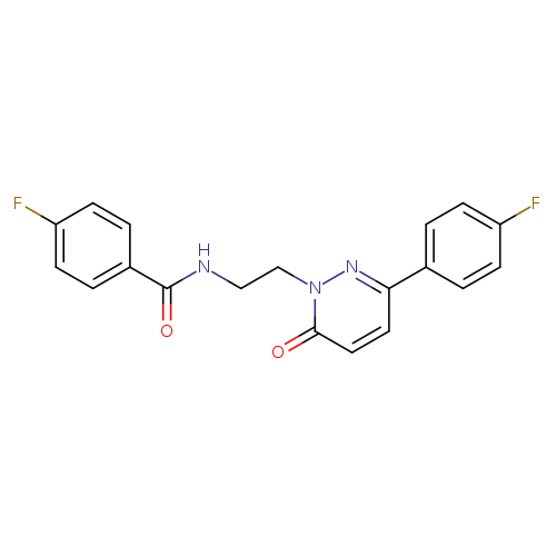 4-fluoro-N-{2-[3-(4-fluorophenyl)-6-oxo-1,6-dihydropyridazin-1-yl]ethyl}benzamide