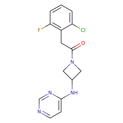 2-(2-chloro-6-fluorophenyl)-1-{3-[(pyrimidin-4-yl)amino]azetidin-1-yl}ethan-1-one