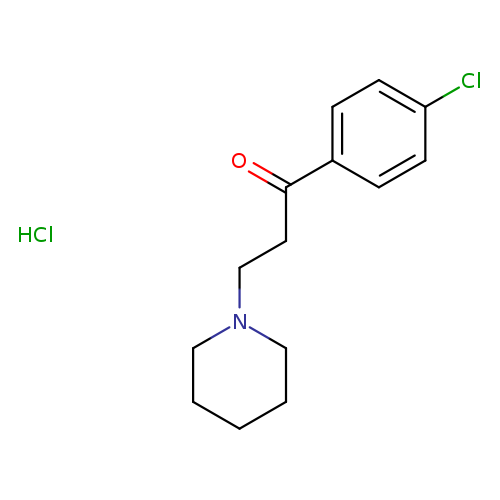 1-(4-chlorophenyl)-3-(piperidin-1-yl)propan-1-onehydrochloride