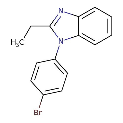 1-(4-BROMOPHENYL)-2-ETHYL-1H-BENZIMIDAZOLE