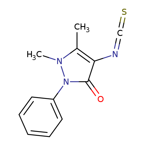 4-ISOTHIOCYANATO-1,5-DIMETHYL-2-PHENYL-1,2-DIHYDRO-PYRAZOL-3-ONE