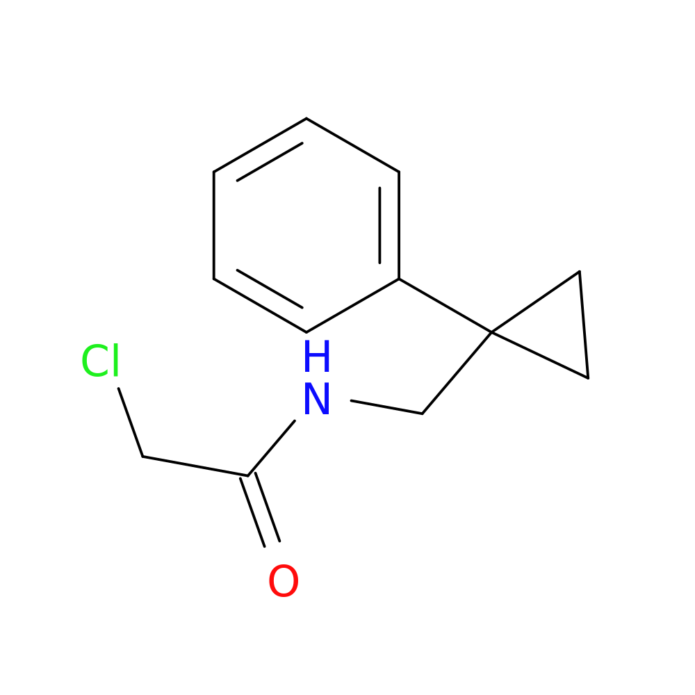 2-Chloro-N-[(1-phenylcyclopropyl)methyl]acetamide