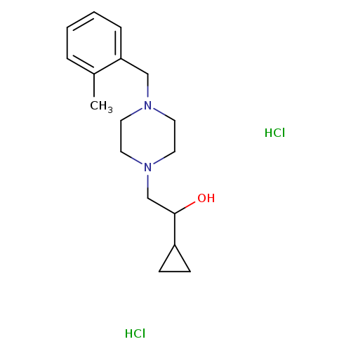 1-cyclopropyl-2-{4-[(2-methylphenyl)methyl]piperazin-1-yl}ethan-1-ol dihydrochloride
