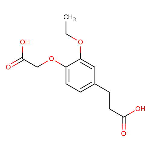 3-[4-(Carboxymethoxy)-3-ethoxyphenyl]propanoic acid