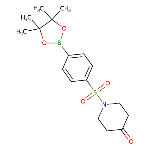 1-{[4-(Tetramethyl-1,3,2-dioxaborolan-2-yl)benzene]sulfonyl}piperidin-4-one