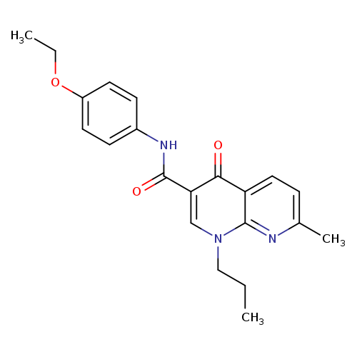 N-(4-ethoxyphenyl)-7-methyl-4-oxo-1-propyl-1,4-dihydro-1,8-naphthyridine-3-carboxamide