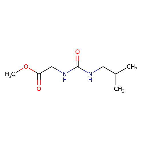 methyl 2-(3-isobutylureido)acetate