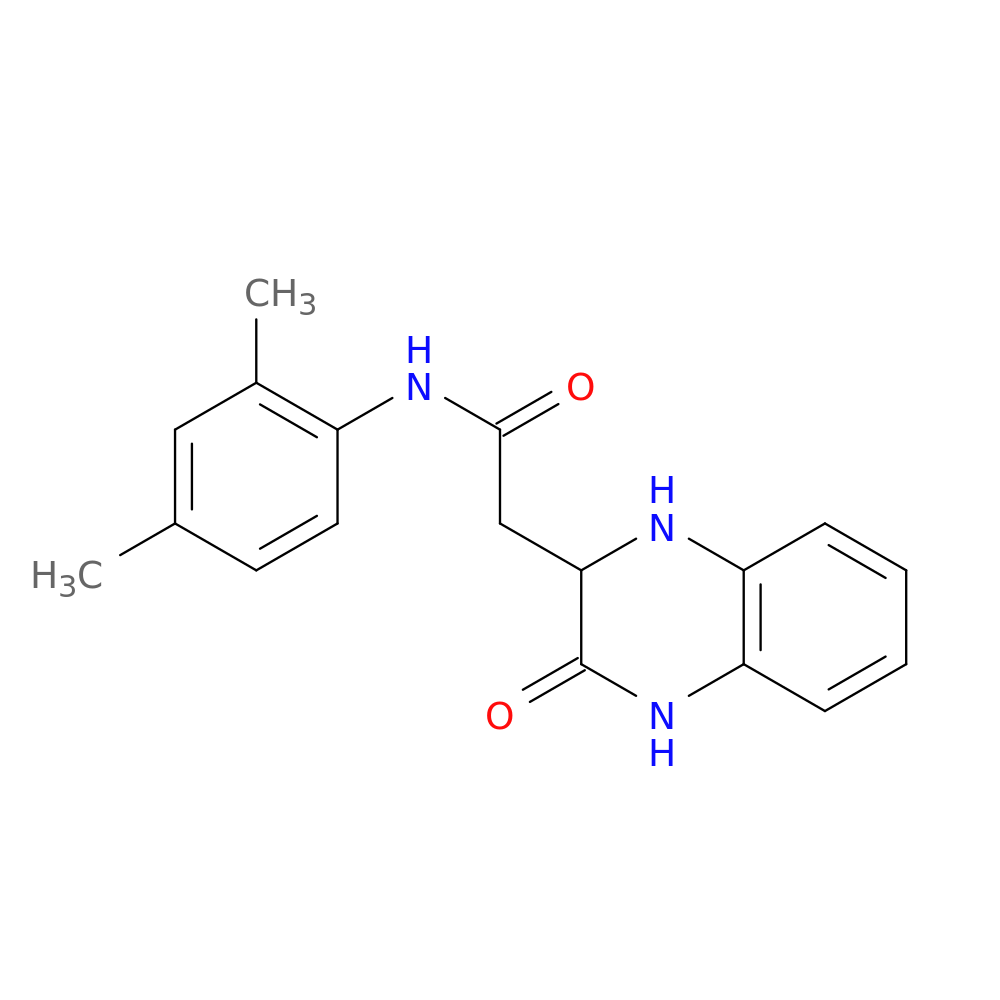 N-(2,4-dimethylphenyl)-2-(3-oxo-1,2,3,4-tetrahydroquinoxalin-2-yl)acetamide