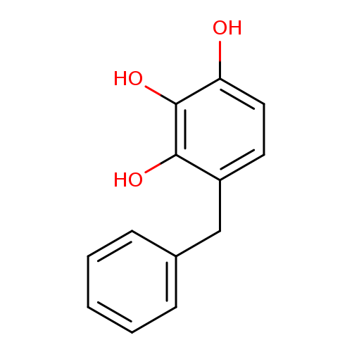 1,2,3-Benzenetriol, 4-(phenylmethyl)-