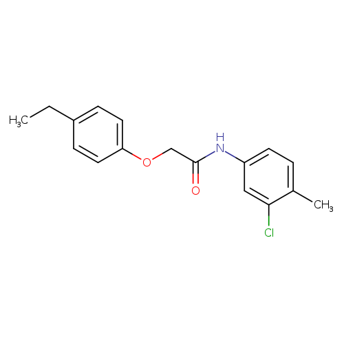 N-(3-chloro-4-methylphenyl)-2-(4-ethylphenoxy)acetamide