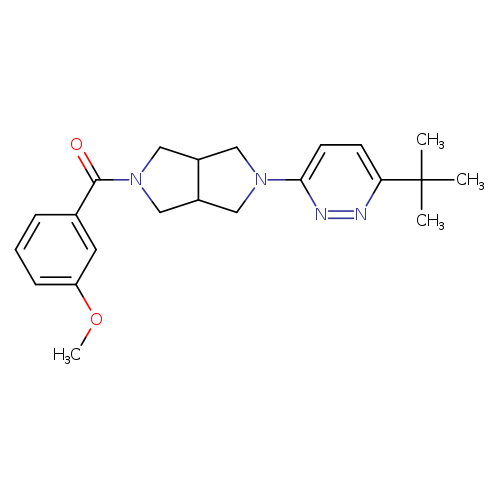 3-tert-butyl-6-[5-(3-methoxybenzoyl)-octahydropyrrolo[3,4-c]pyrrol-2-yl]pyridazine