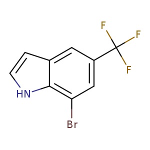1H-Indole, 7-bromo-5-(trifluoromethyl)-