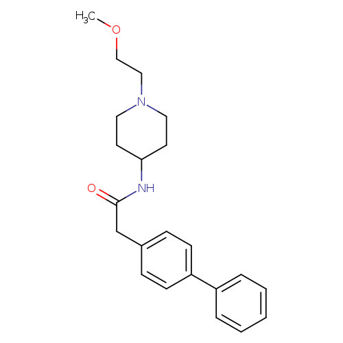 2-{[1,1'-biphenyl]-4-yl}-N-[1-(2-methoxyethyl)piperidin-4-yl]acetamide