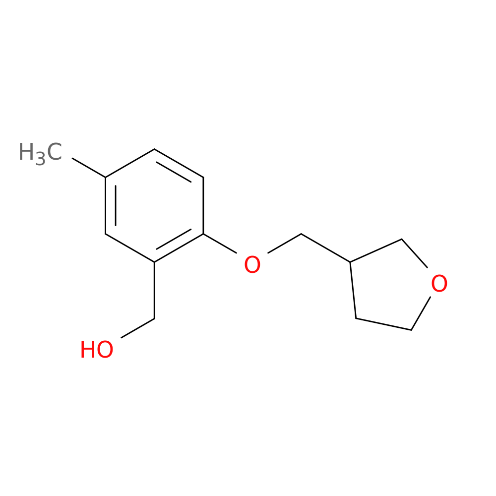 [5-Methyl-2-(oxolan-3-ylmethoxy)phenyl]methanol