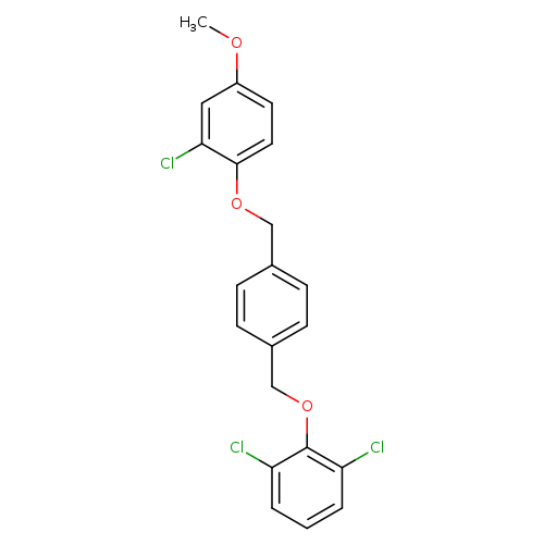 Benzene, 1-[(2-chloro-4-methoxyphenoxy)methyl]-4-[(2,6-dichlorophenoxy)methyl]-