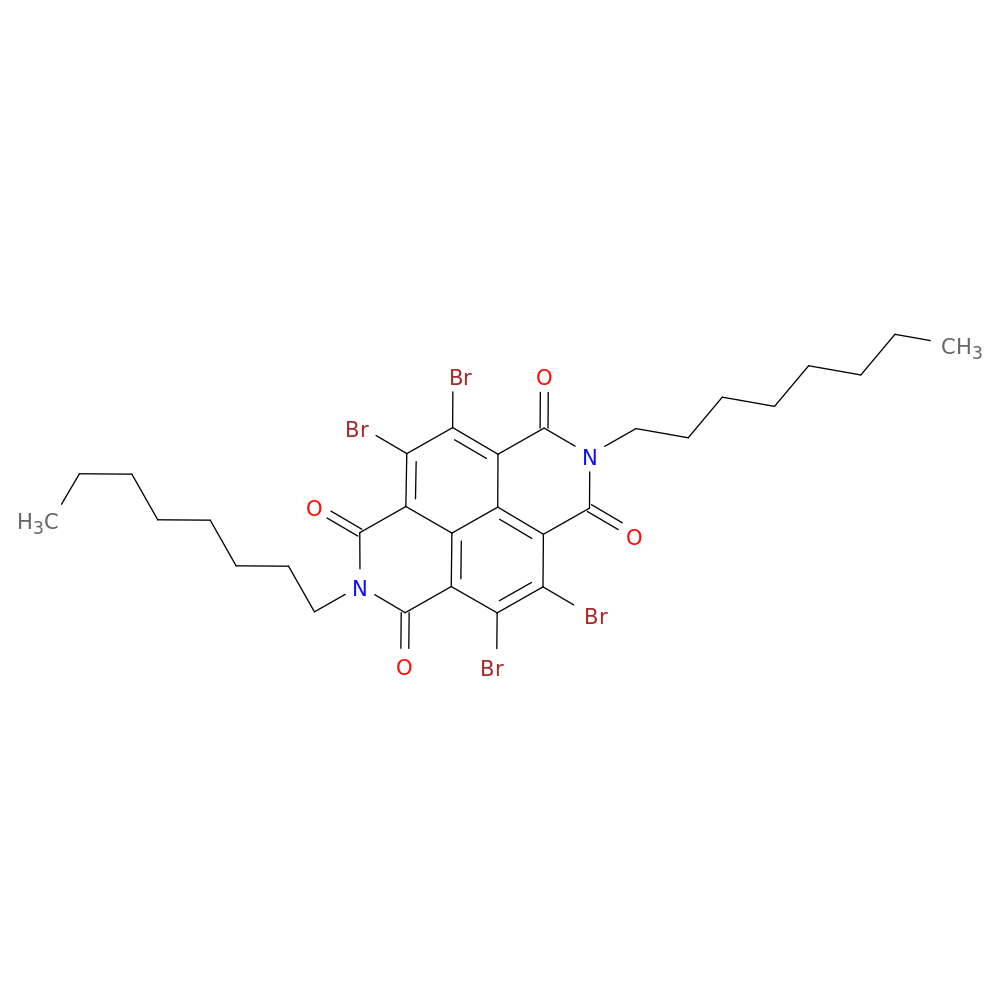 4,5,9,10-Tetrabromo-2,7-dioctylbenzo[lmn][3,8]phenanthroline-1,3,6,8(2H,7H)-tetraone