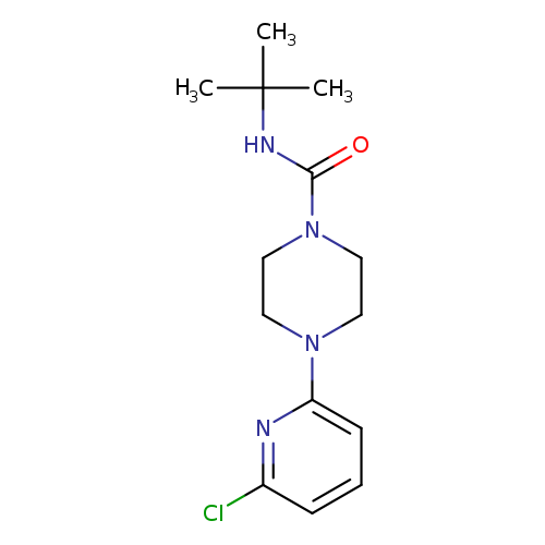 N-(tert-Butyl)-4-(6-chloro-2-pyridinyl)tetrahydro-1(2h)-pyrazinecarboxamide